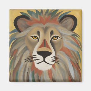 Aimant Peinture de lion