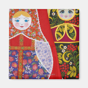 Aimant Peinture de poupée de Matryoshka de Russe