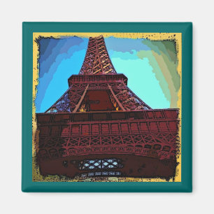 Aimant Peinture de Tour Eiffel
