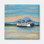 Aimant Peinture de traversier Sunrise (Devant)