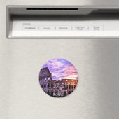 Aimant Peinture du Colisée à Rome au coucher du soleil (In Situ (Lave-vaisselle))