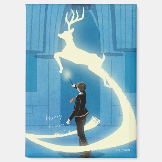 AIMANT PEINTURE DU PATRONUS™ HARRY POTTER (Recto)