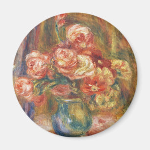 Aimant Peinture élégante de roses Renoir dans le style Sh