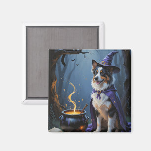 Aimant Peinture fantaisiste d'Halloween de Berger Austral