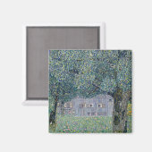 Aimant Peinture Gustav Klimt, Ferme en Haute-Autriche (Recto/Verso)