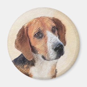 Aimant Peinture Harrier - Joli art original chien