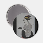 Aimant Peinture japonaise ancienne vers 1793 (Recto/Verso)