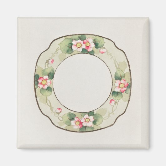 Aimant Peinture japonaise sur une plaque fine par Noritak (Devant)