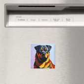Aimant Peinture Rottweiler (In Situ (Lave-vaisselle))