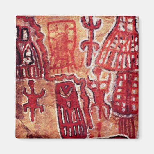 Aimant Peinture rupestre préhistorique (Devant)