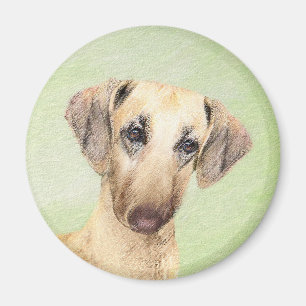 Aimant Peinture Sloughis - Joli art original pour chien