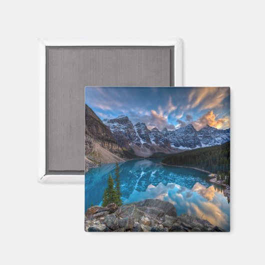 Aimant Peinture sur la Moraine (Recto/Verso)