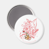 Aimant Peinture Tom & Jerry Valentine (Recto/Verso)