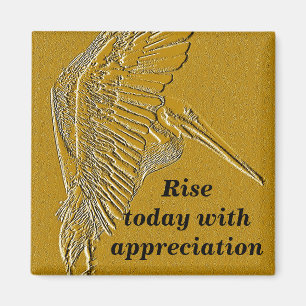 Aimant Pélicans dorés_