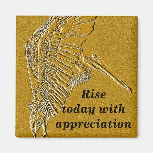 Aimant Pélicans dorés_ (Devant)