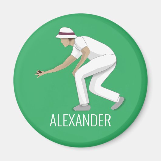 Aimant Pelouse Bowls (Devant)