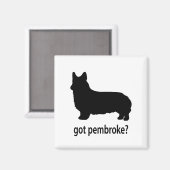 Aimant Pembroke Corgi (Recto/Verso)