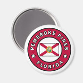 Aimant Pembroke Pines Floride (Recto/Verso)