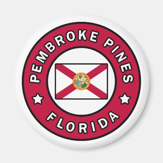 Aimant Pembroke Pines Floride (Devant)