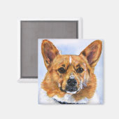 Aimant Pembroke Welsh Corgi (Recto/Verso)