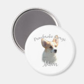 Aimant Pembroke Welsh Corgi Maman 2 (Recto/Verso)