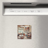 Aimant Penang Malaysia Shophouse Kopitiam Travel (In Situ (Lave-vaisselle))