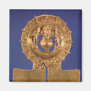 Aimant Pendentif représentant un disque du soleil,