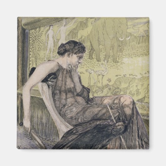 Aimant Penelope tissant un linceul pour Laertes son père- (Devant)