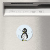 Aimant Penguin aux cerveaux cahoteux (In Situ (Lave-vaisselle))