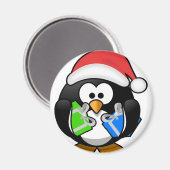 Aimant Penguin avec cadeaux (Recto/Verso)