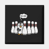 Aimant Penguin Bowling Ns Oh No Funny Bowler Player Men W (Devant)