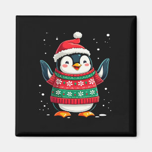 Aimant Penguin de Noël Père Noël