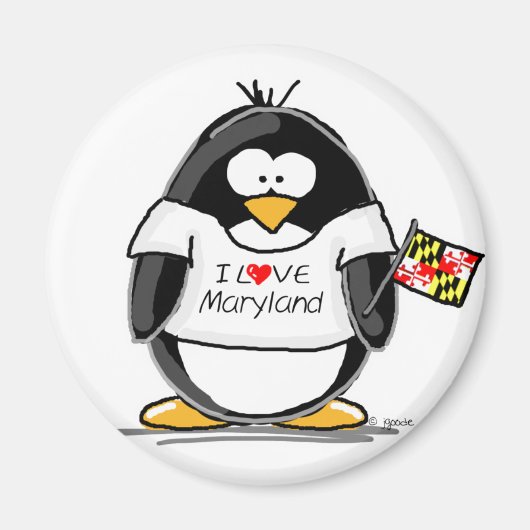 Aimant Penguin du Maryland (Devant)