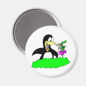 Aimant Penguin et Leprechaun (Recto/Verso)