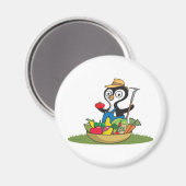 Aimant Penguin Gardener (Recto/Verso)