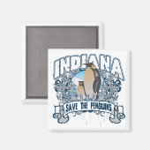 Aimant Penguin Indiana (Recto/Verso)