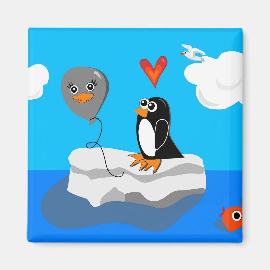 AIMANT PENGUIN LOVE (Devant)