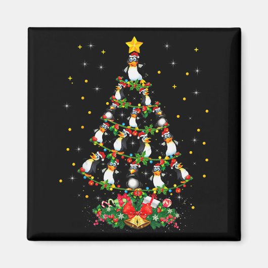 Aimant Penguin Lover Xmas Gift Matching Penguin Christmas (Devant)