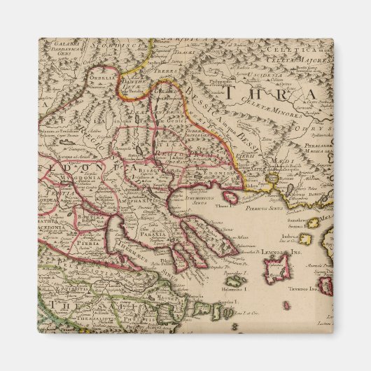 Aimant Péninsule balkanique, Grèce, Macédoine 3 (Devant)