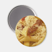 Aimant Penne pâtes, tomates & fromage (Recto/Verso)