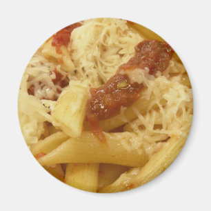 Aimant Penne pâtes, tomates & fromage