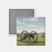Aimant Pennsylvania Gettysburg Travel (Recto/Verso)