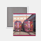 Aimant Pennsylvania Railroad E-8a, s (JTFS) 5809 et 5711 (Recto/Verso)