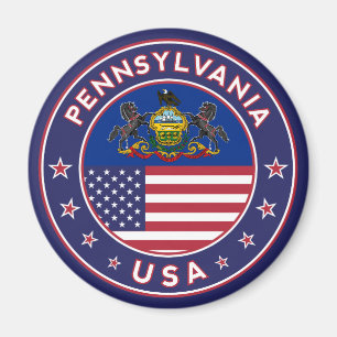 Aimant Pennsylvania sticker, phone se marie, tote bag