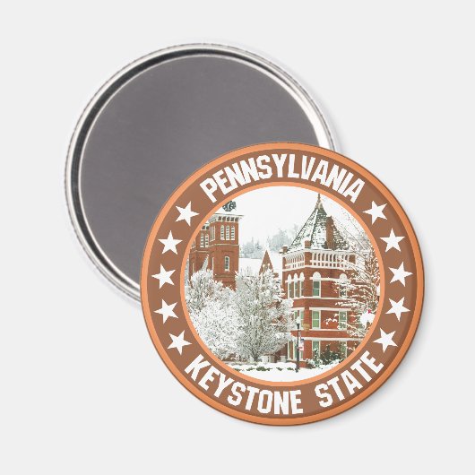 Aimant Pennsylvanie (Recto/Verso)