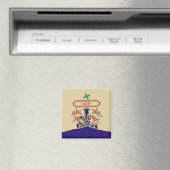 Aimant Pennsylvanie Dutch Hex Sign, ajoutez des noms (In Situ (Lave-vaisselle))