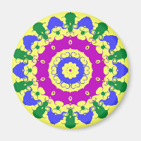 Pennsylvanie Dutch Hex Sign Spring Green and Blue