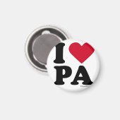 AIMANT PENNSYLVANIE - "I LOVE PA" "I LOVE PENNSYLVANIA" (Recto/Verso)