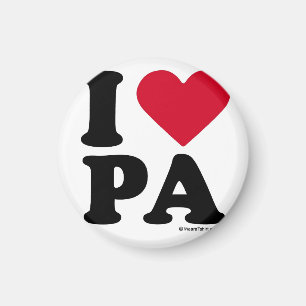 AIMANT PENNSYLVANIE - "I LOVE PA" "I LOVE PENNSYLVANIA"