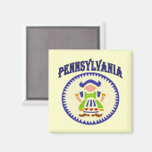 Aimant Pennsylvanie néerlandaise (Recto/Verso)